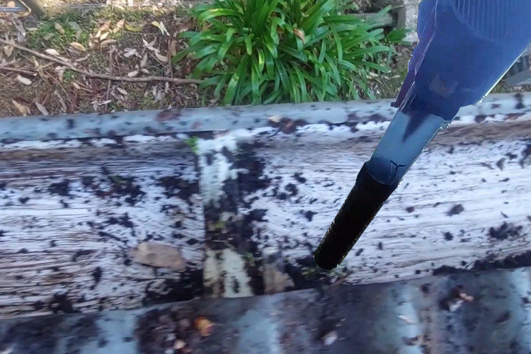 A blower becomes a crucial tool for ulladulla gutter cleaner, aiding in small debris removal from guttering.